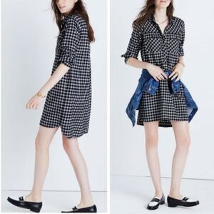 Madewell Daywalk‎ Shirtdress in Hillsdale Plaid